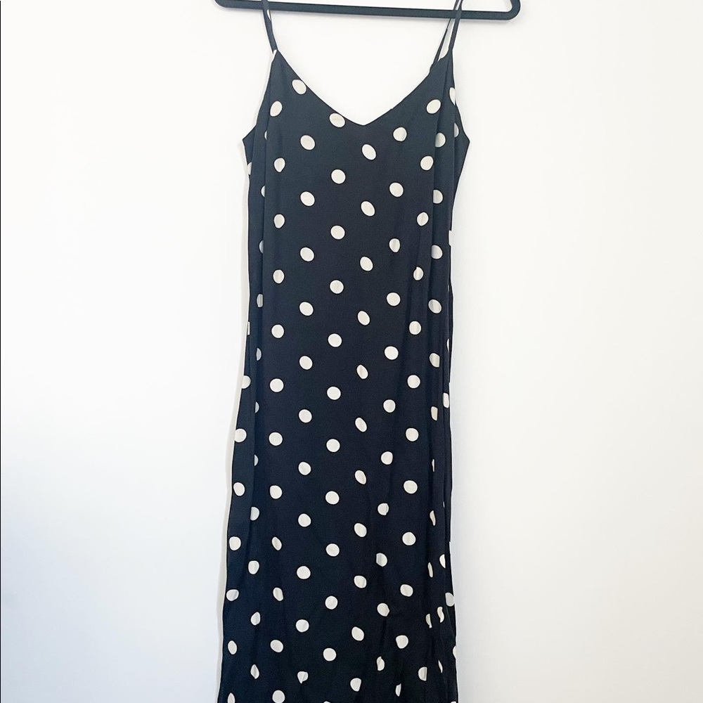 Reformation Polka Dot Midi Dress - size XS